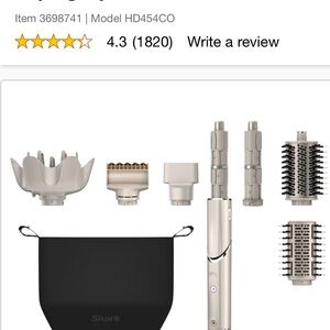 Shark Hair Styling Tool Set - Silver